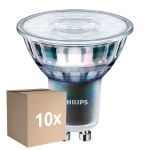 Mehrfachpackung 10x Philips MASTER LED Spot ExpertColor GU10 PAR16 5.5W 400lm 25D - 940 Kaltweiß | Höchste Farbwiedergabe - Dimmbar - Ersatz für 50W