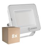 Mehrfachpackung 8x Ledvance LED-Scheinwerfer Kompakt Weiß 50W 5000lm 100D - 840 Kaltweiß | IP65 - Symmetrisch 