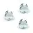 Mehrfachpackung 3x Eglo LED-Spot Saliceto-Z Aluminium Weiß 4.7W 440lm - 827-865 Abstimmbares Weiß + RGB | 88mm - Ausschnitt 68mm - IP20 - Zigbee Dimmbar